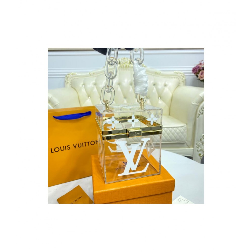 Louis Vuitton Cube Scott Box in Transparent GI0488 LDBS17483