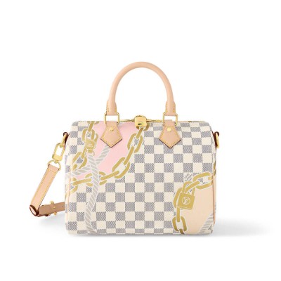 Louis Vuitton Damie Azur Speedy Bandouliere 25 N40473 LDBS17536