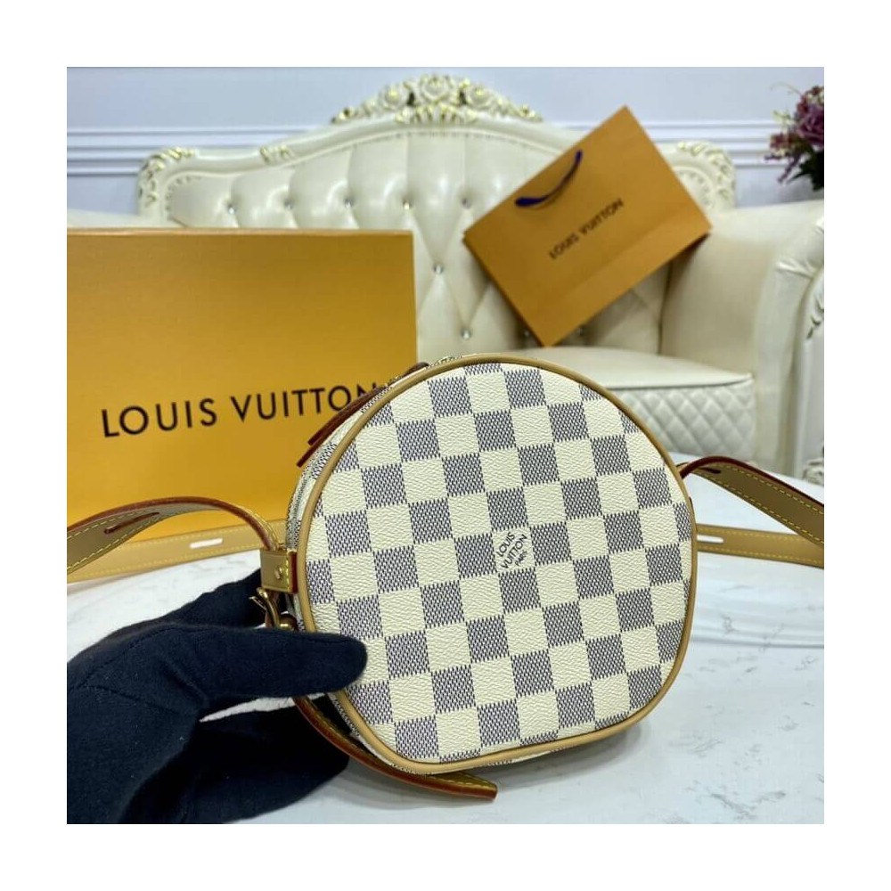 Louis Vuitton Damier Azur Boite Chapeau Souple PM N40333 LDBS17524