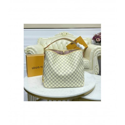 Louis Vuitton Damier Azur Delightful MM Pink N41448 LDBS16832