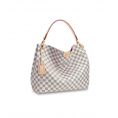 Louis Vuitton Damier Azur Graceful MM Pink N42233 LDBS16857