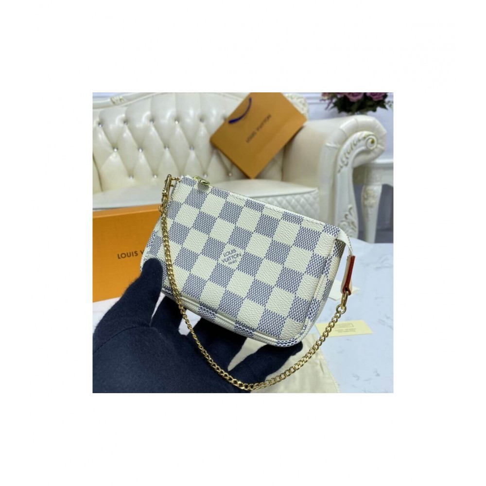 Louis Vuitton Damier Azur Mini Pochette Accessoires N58010 LDBS17304