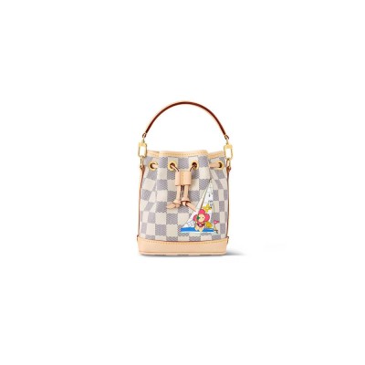 Louis Vuitton Damier Azur Nano Noe with Vivienne Print N40511 LDBS17024