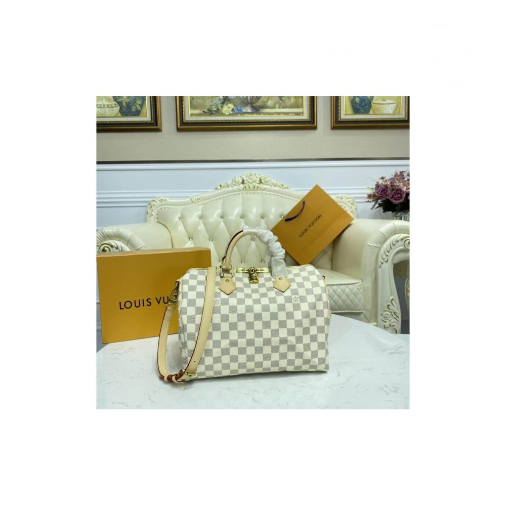 Louis Vuitton Damier Azur Speedy Bandouliere 30 N41373 LDBS17539