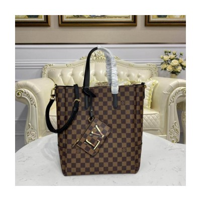 Louis Vuitton Damier Belmont MM Black N60294 LDBS16809