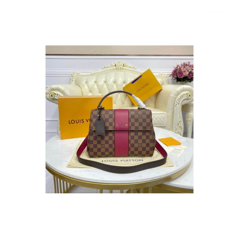 Louis Vuitton Damier Ebene Bond Street MM Fuchsia N44053 LDBS16706