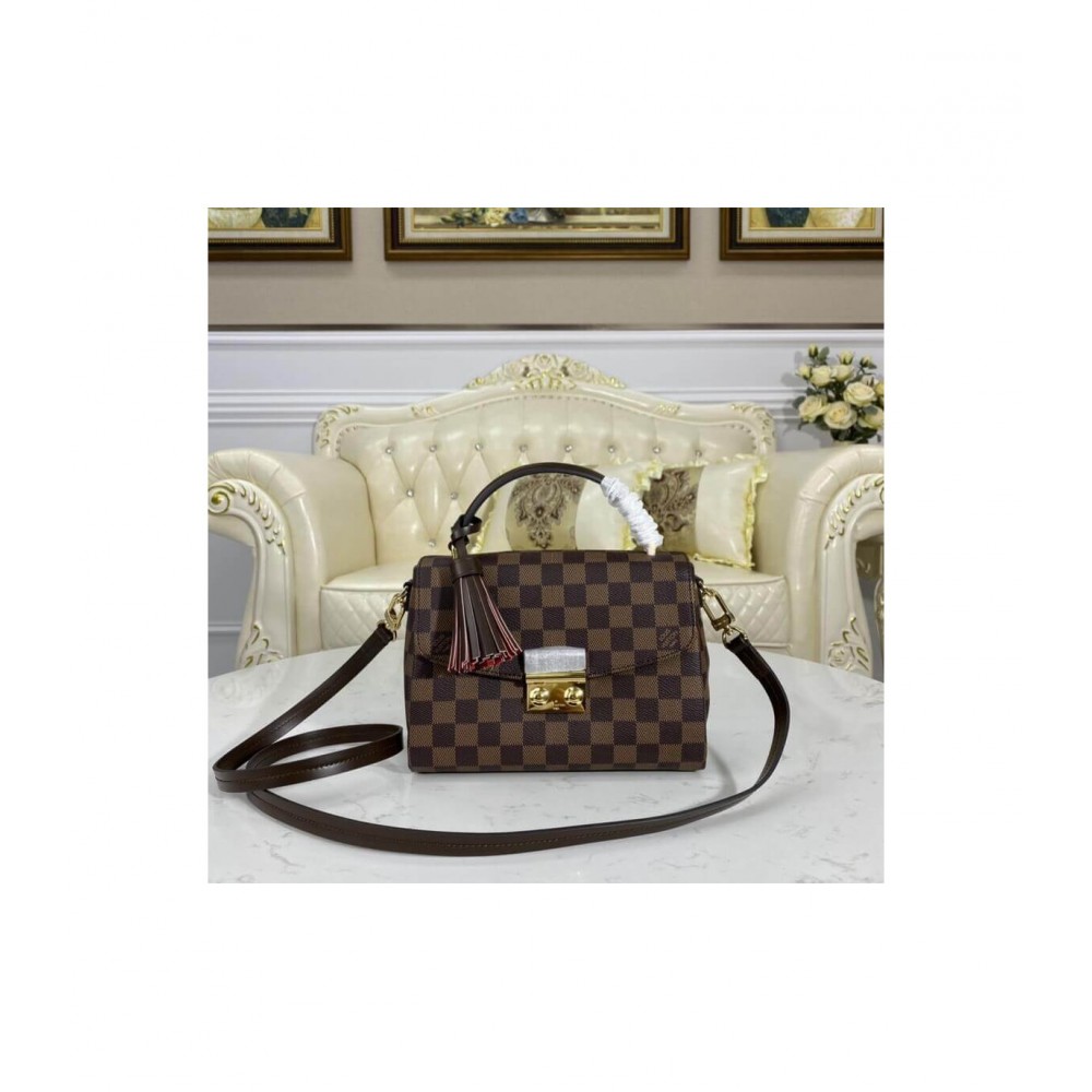 Louis Vuitton Damier Ebene Canvas Croisette N53000 LDBS16798