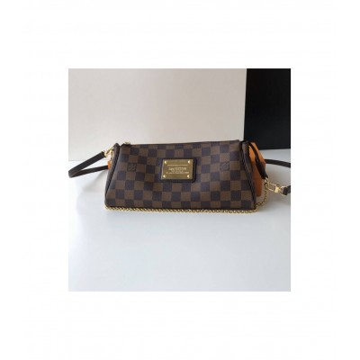 Louis Vuitton Damier Ebene Canvas Eva Clutch N55213 LDBS16761