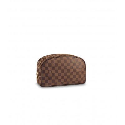 Louis Vuitton Damier Ebene Canvas Toiletry Bag 25 N47624 LDBS17614