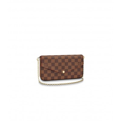 Louis Vuitton Damier Ebene Felicie Pochette N63032 LDBS17309