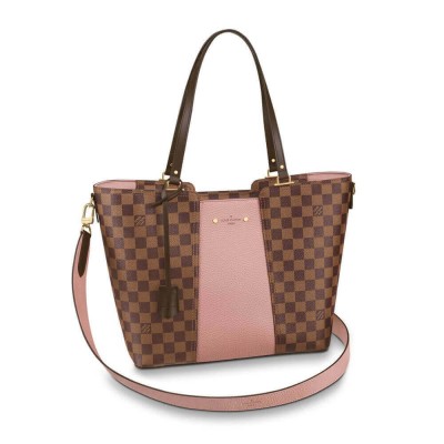 Louis Vuitton Damier Ebene Jersey Pink N44041 LDBS16814