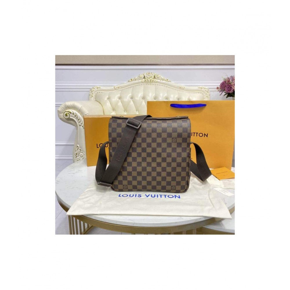 Louis Vuitton Damier Ebene Naviglio Messenger Bag N45255 LDBS16952