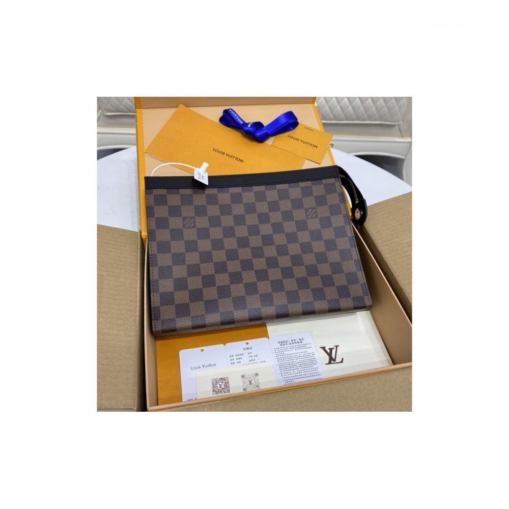 Louis Vuitton Damier Ebene Pochette Voyage MM N41696 LDBS17313