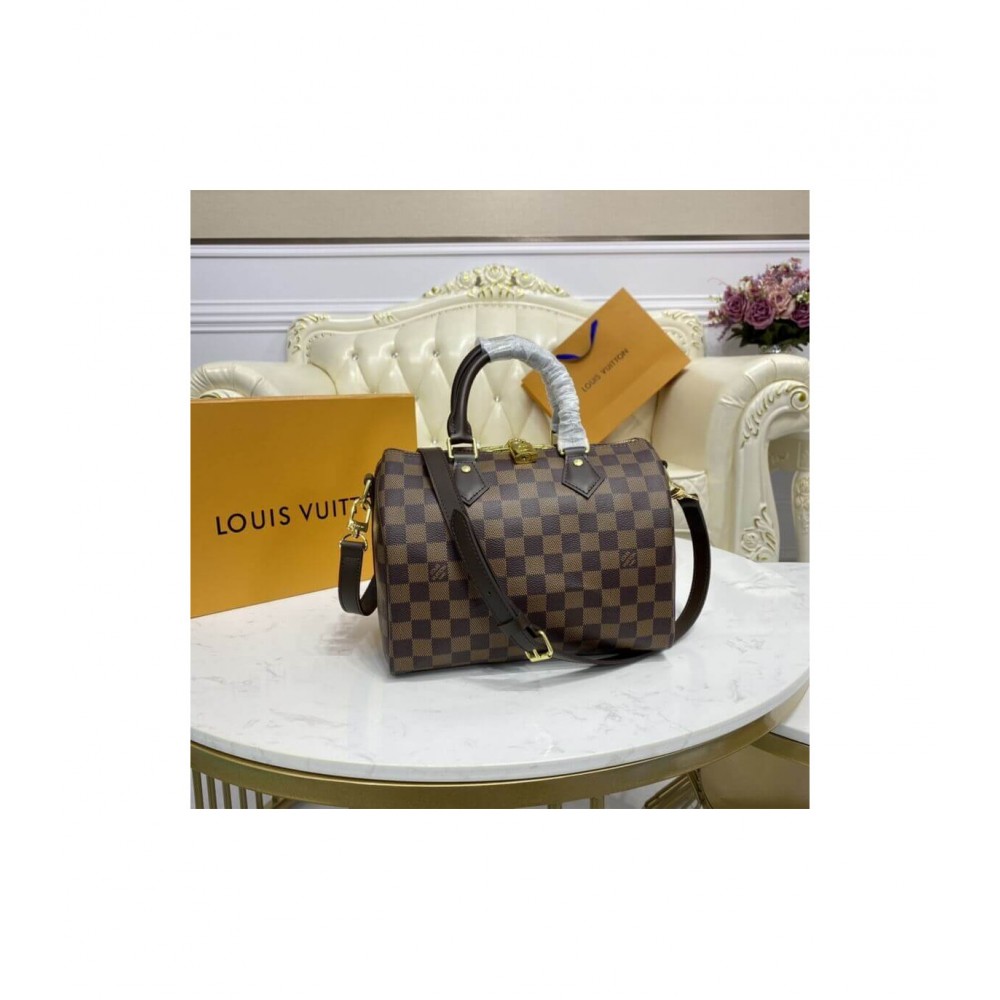 Louis Vuitton Damier Ebene Speedy Bandouliere 25 N41368 LDBS17541