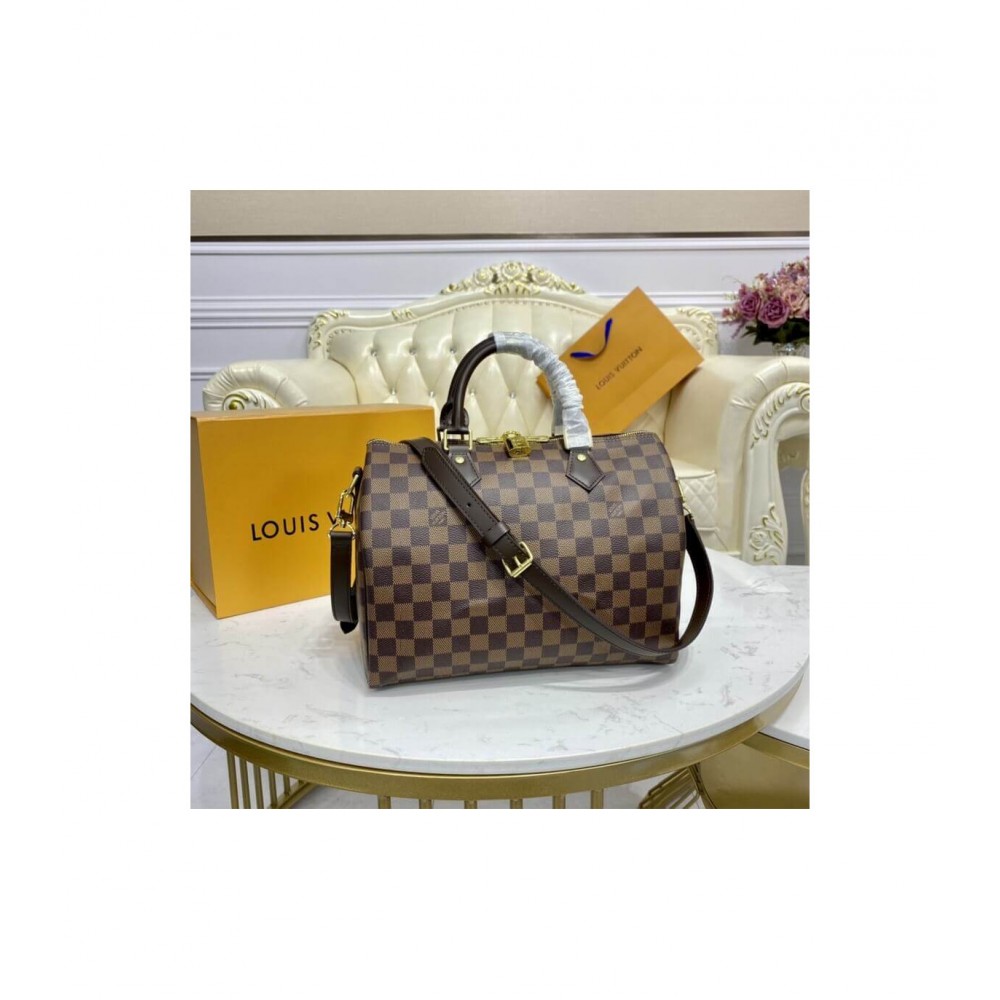 Louis Vuitton Damier Ebene Speedy Bandouliere 30 N41367 LDBS17542