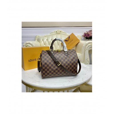 Louis Vuitton Damier Ebene Speedy Bandouliere 30 N41367 LDBS17542