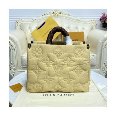 Louis Vuitton Econyl Onthego GM Beige M59007 LDBS17180