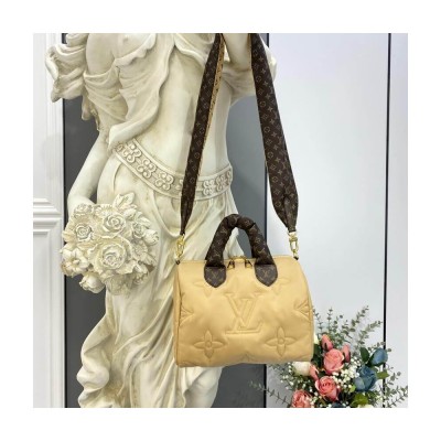 Louis Vuitton Econyl Speedy Bandouliere 25 Beige M59008 LDBS17544