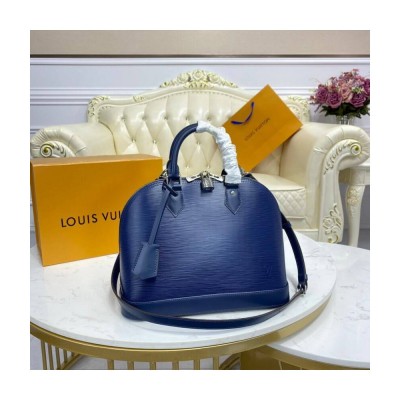 Louis Vuitton Epi Leather Alma PM Blue M40302 LDBS16649