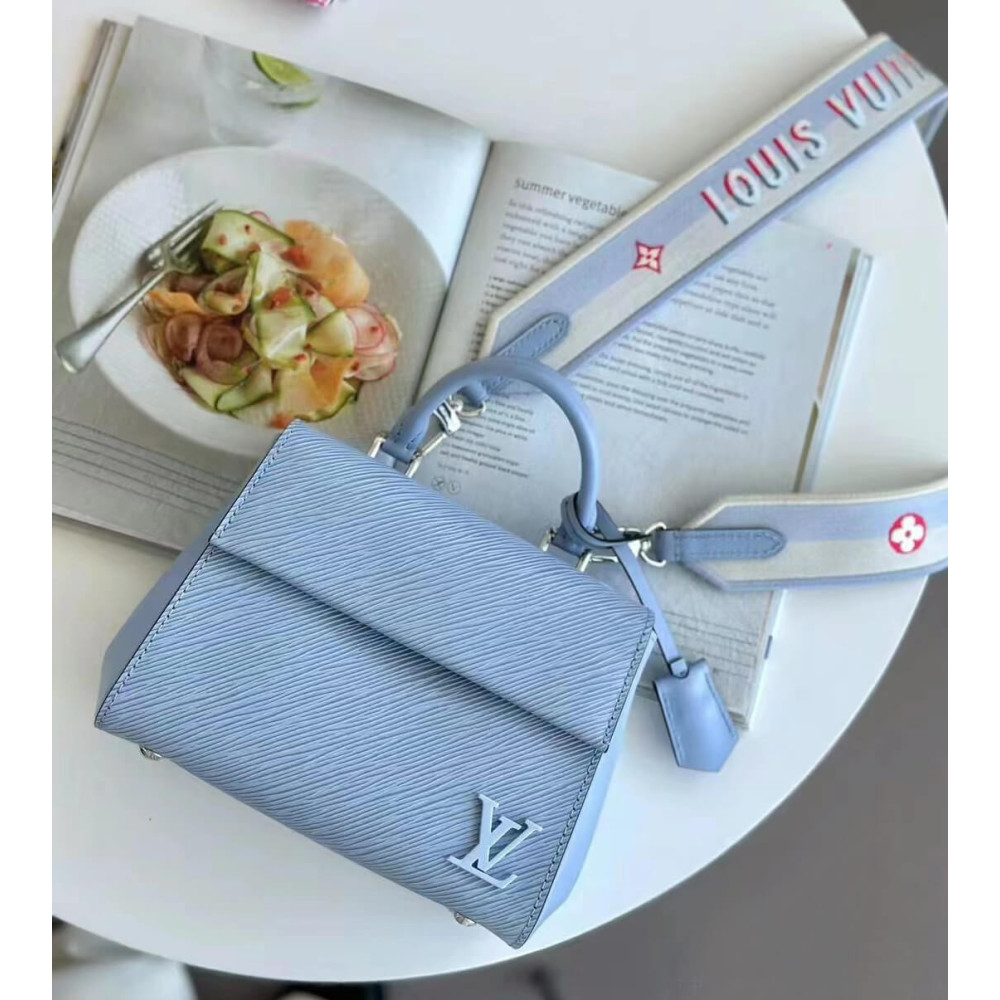 Louis Vuitton Epi Leather Cluny Mini Cloud Blue M22617 LDBS16755