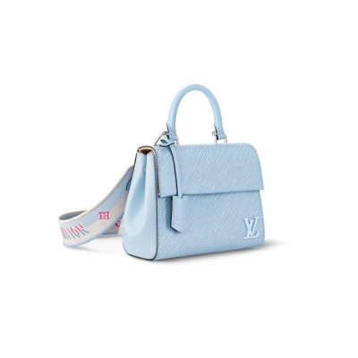 Louis Vuitton Epi Leather Cluny Mini Cloud Blue M22617 LDBS16755