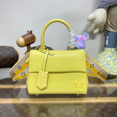 Louis Vuitton Epi Leather Cluny Mini Jaune Plume M22616 LDBS16756