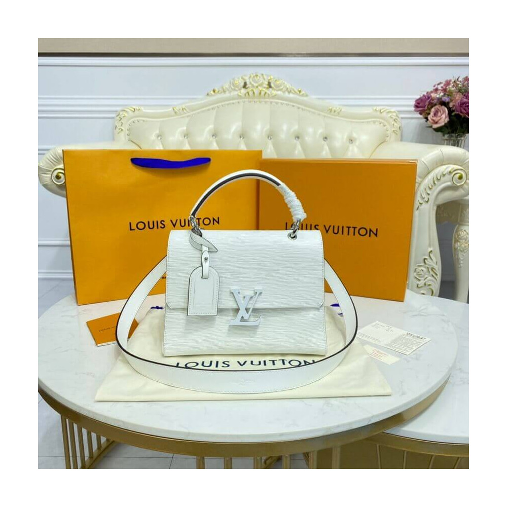 Louis Vuitton Epi Leather Grenelle PM White M53695 LDBS16866