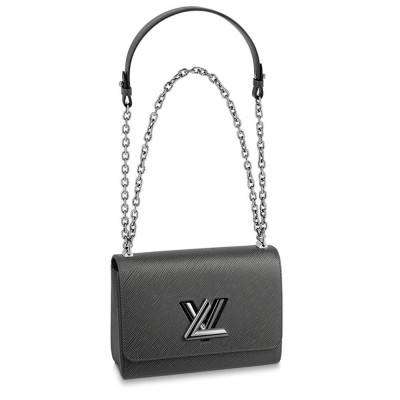 Louis Vuitton Epi Leather Twist MM Etain Metallic Gray M56530 LDBS17672