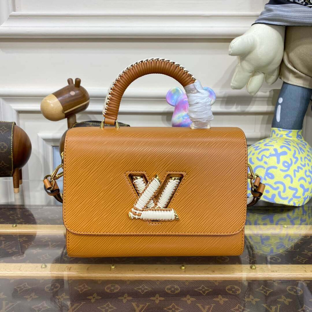 Louis Vuitton Epi Leather Twist MM with Handle Honey Gold M22229 LDBS17678