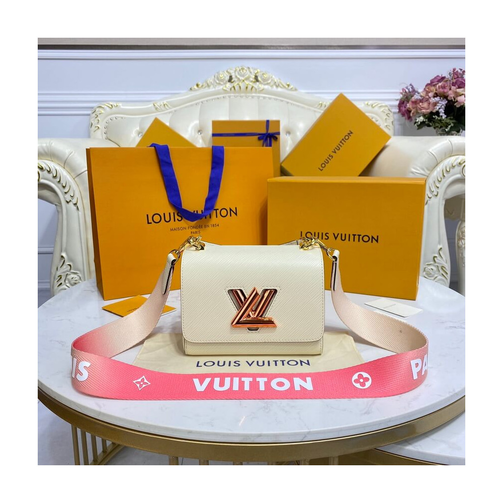 Louis Vuitton Epi Leather Twist PM White M59687 LDBS17683