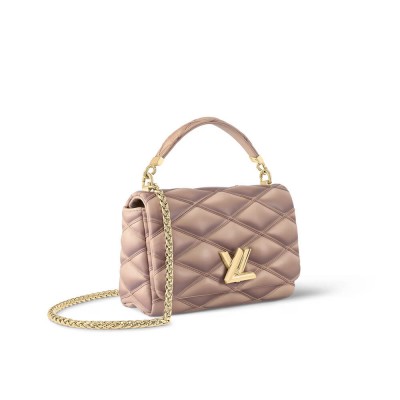 Louis Vuitton GO-14 MM Bag Beige/Pink M23568 LDBS16850