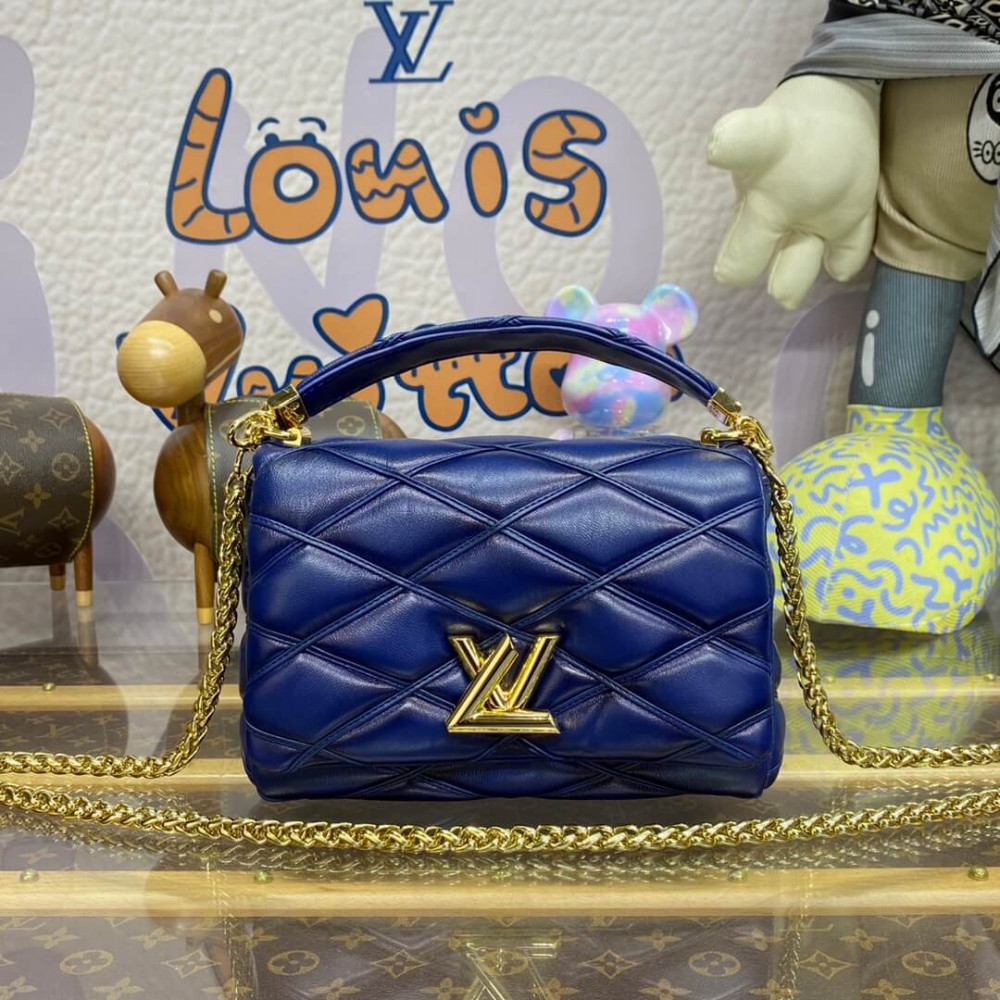 Louis Vuitton GO-14 MM Bag Navy Blue M23682 LDBS16853