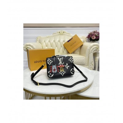 Louis Vuitton LV Crafty Pochette Metis Black M45385 LDBS17321