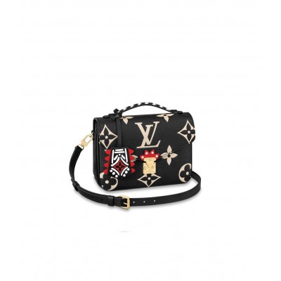 Louis Vuitton LV Crafty Pochette Metis Black M45385 LDBS17321