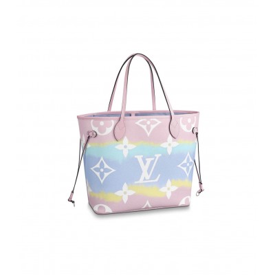 Louis Vuitton LV Escale Neverfull MM Pastel Pink M45270 LDBS17093