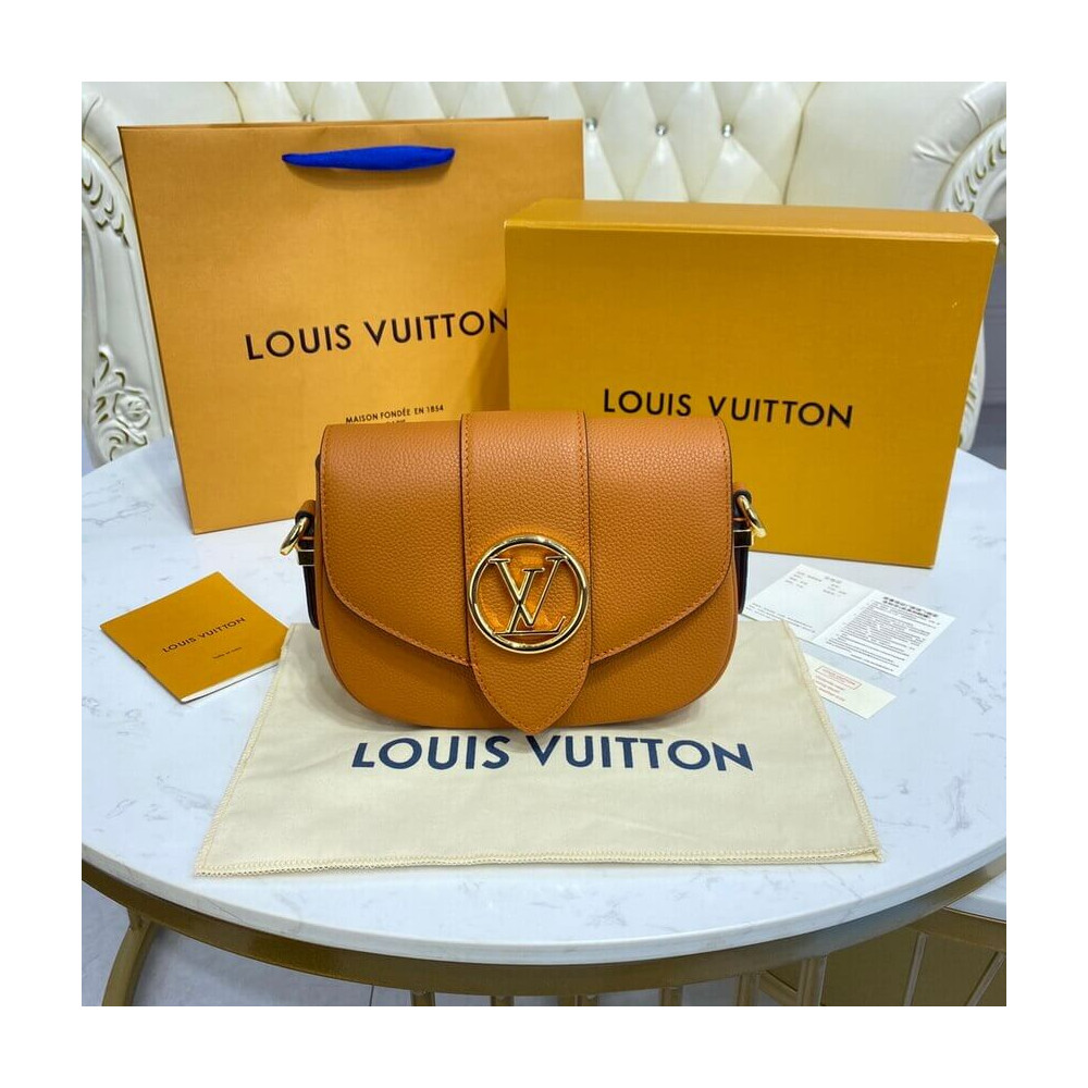 Louis Vuitton LV Pont 9 Soft PM Golden Siena M58729 LDBS17406