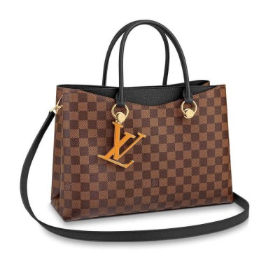 Louis Vuitton LV Riverside Bag Damier Ebene Black N40050 LDBS17458