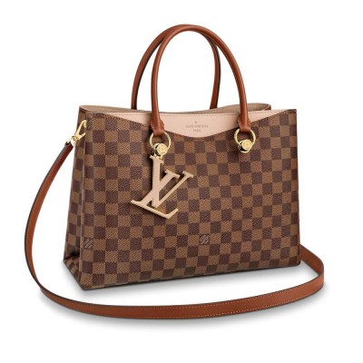 Louis Vuitton LV Riverside Bag Damier Ebene Creme N40135 LDBS17459