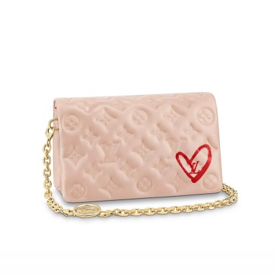 Louis Vuitton Limited Edition Pochette Coussin Dragee Pink M80834 LDBS16790