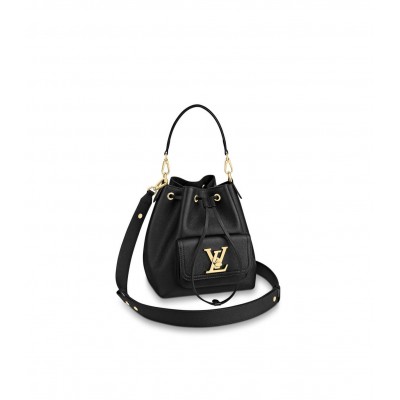 Louis Vuitton Lockme Bucket Black M57687 LDBS16910