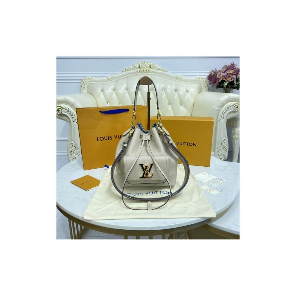 Louis Vuitton Lockme Bucket Greige M57688 LDBS16911