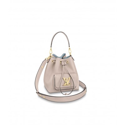 Louis Vuitton Lockme Bucket Greige M57688 LDBS16911