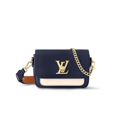 Louis Vuitton Lockme Tender Crossbody Bag Navy Blue M21084 LDBS16920