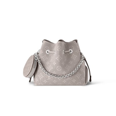 Louis Vuitton Mahina Bella Tote Bag Gris Souris Gray M21886 LDBS17624