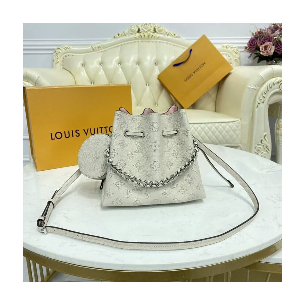 Louis Vuitton Mahina Leather Bella White M58480 LDBS16698