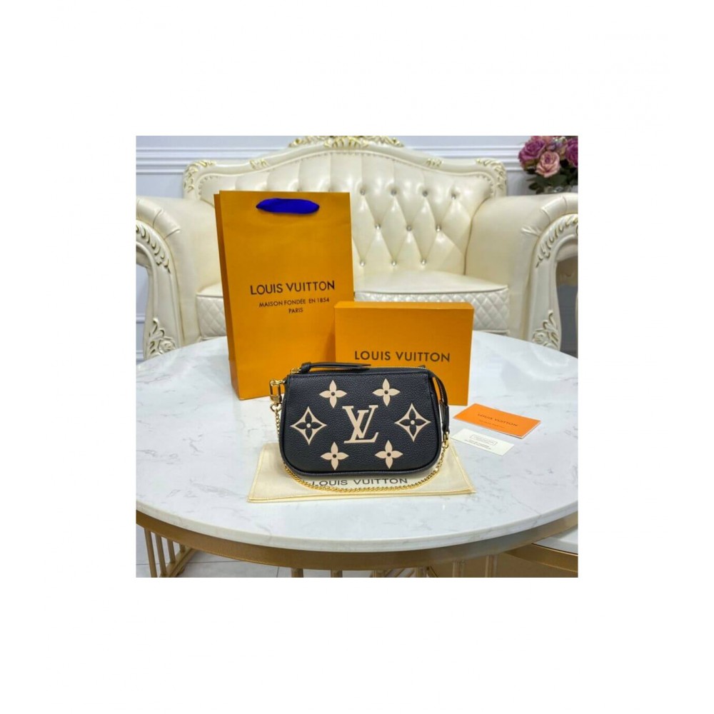 Louis Vuitton Mini Pochette Accessoires Black M80732 LDBS17323