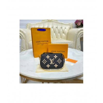 Louis Vuitton Mini Pochette Accessoires Black M80732 LDBS17323