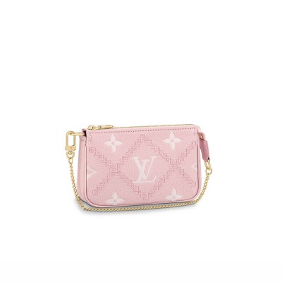 Louis Vuitton Mini Pochette Accessoires Pink M81140 LDBS17326