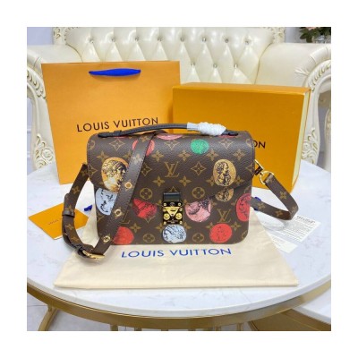 Louis Vuitton Monogram Cameo Printed Pochette Metis M59257 M59257 LDBS17328