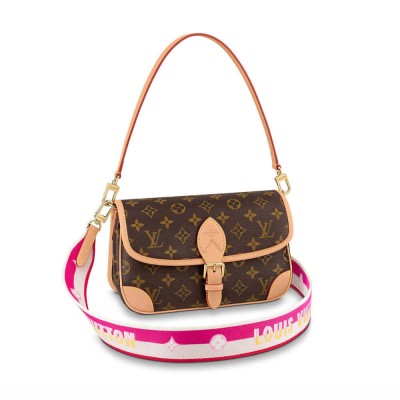 Louis Vuitton Monogram Canvas Diane Bag Fuchsia M46049 LDBS16839